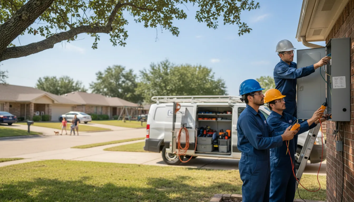 Certified electrician providing emergency electrical services in Westfield, IN